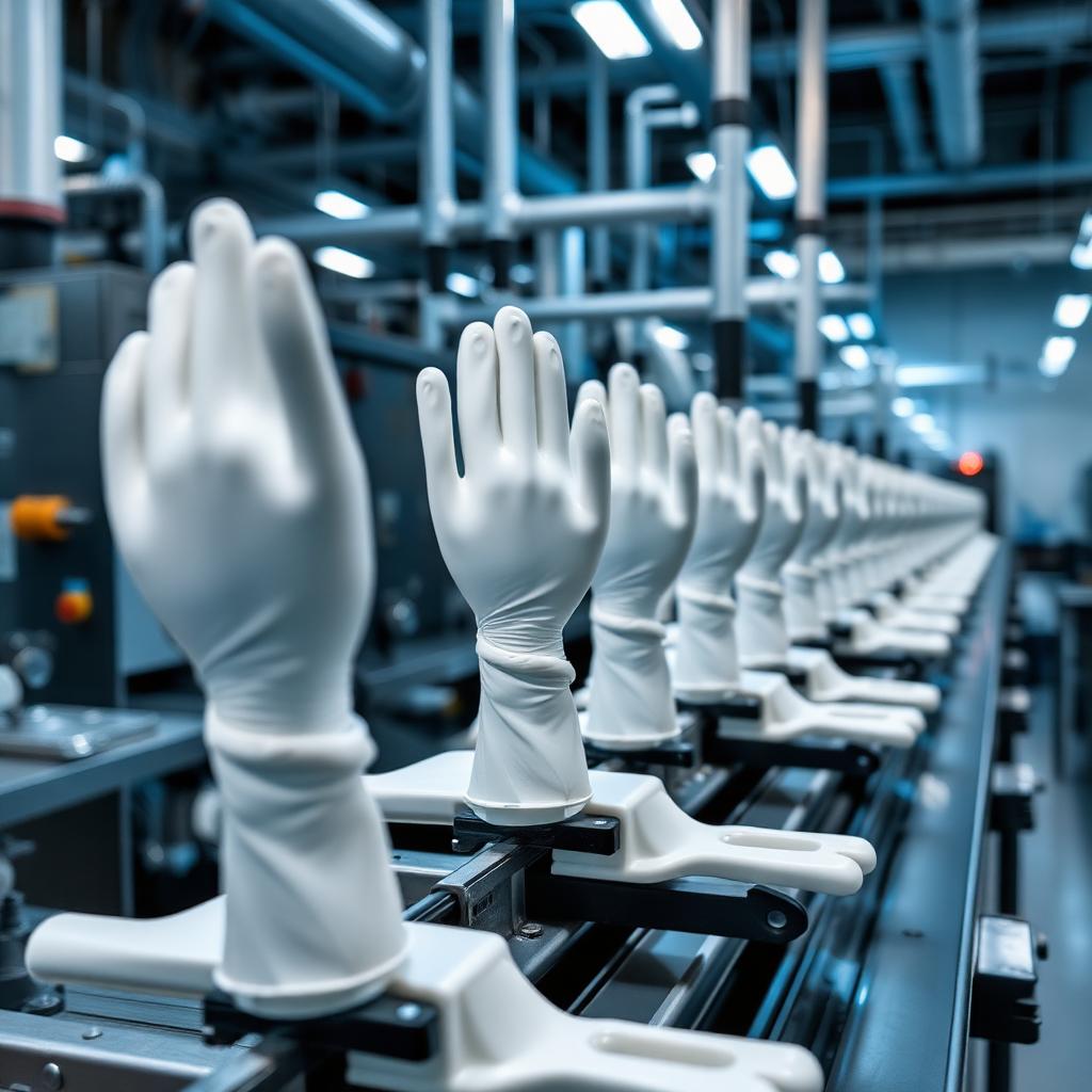 Glove production line
